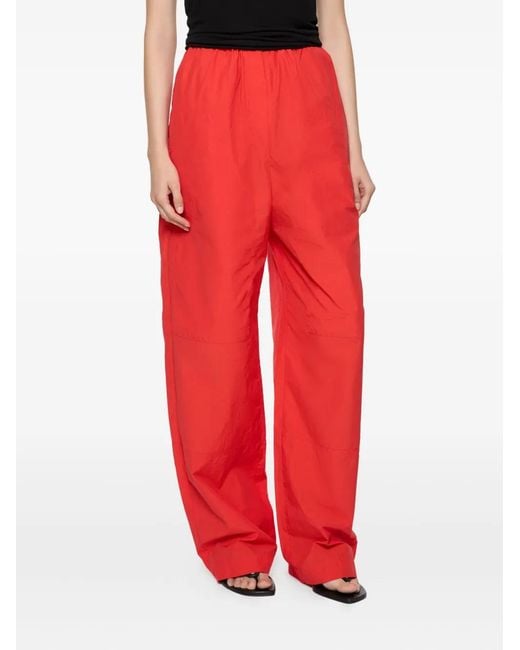 Paris Georgia Red Cocoon Trousers