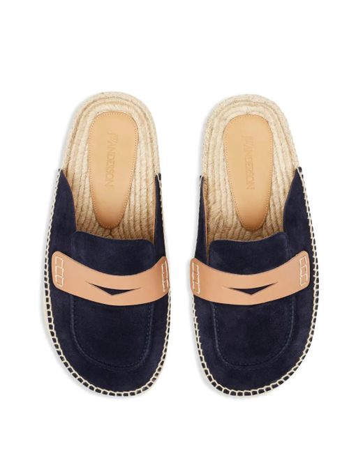 J.W. Anderson Blue Espadrilles Aus Wildleder