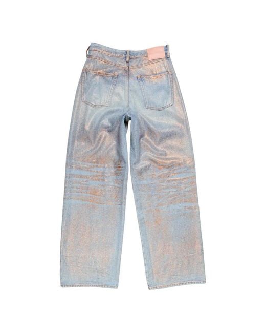 Acne Blue Loose Glitter Jeans – 1981