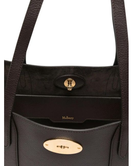 Mulberry Black Bayswater Leather Tote Bag