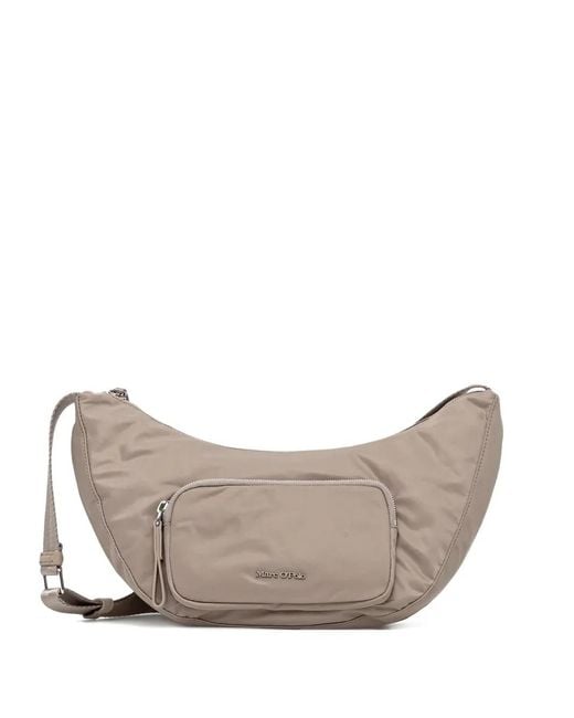 Marc O' Polo Gray Small Zip Shoulder Bag