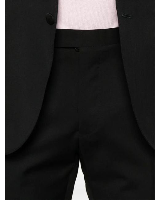 Kiton Black Single-Breasted Suit for men