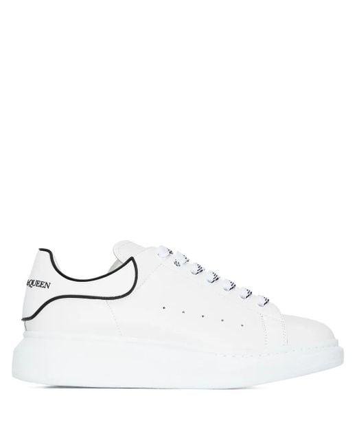 Baskets À Patch Logo Alexander McQueen pour homme en coloris White