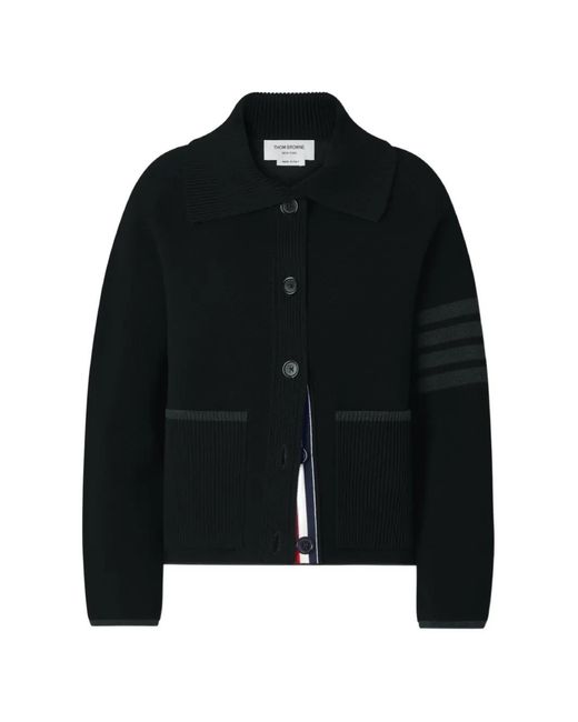 Thom Browne Black Patch-Pocket Jacket