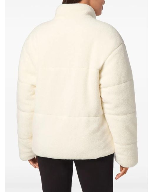 Philipp Plein Natural Sherpa Puffer Jacket
