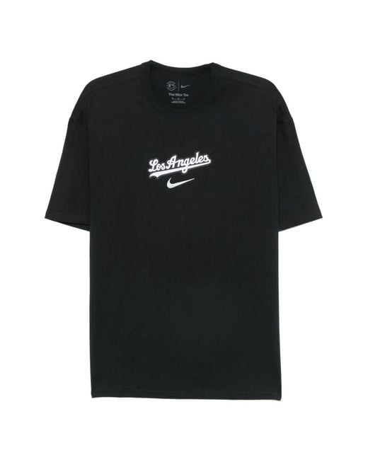 Nike Black T-Shirt Los Angeles À Logo Imprimé for men