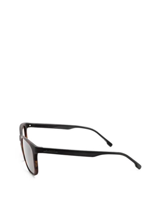 Carrera Brown Tortoiseshell-Effect Square-Frame Sunglasses for men