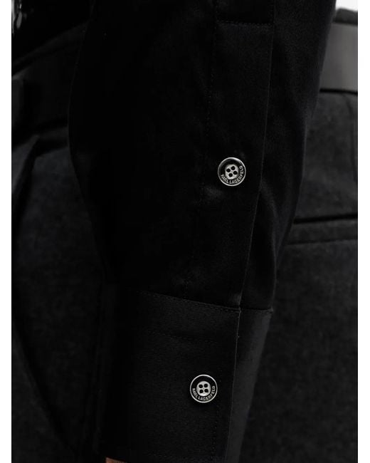 Karl Lagerfeld Black Button-Down Shirt for men