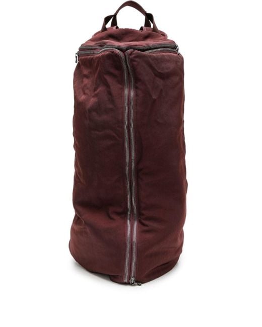 Julius Purple Zip-up Twill Backpack for men