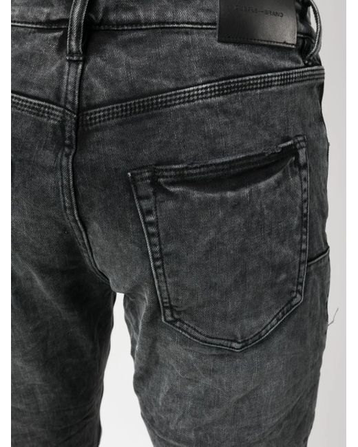 Purple Brand Jeans Met Stonewashed-Effect in het Blue voor heren