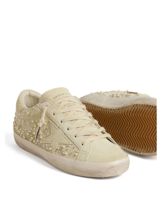 Golden Goose Deluxe Brand White Super-Star Sneakers