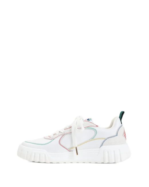 Casablanca White Logo-Print Sneakers for men