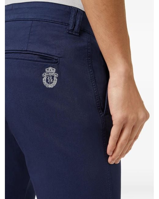 Billionaire Blue Pantalon Chino À Logo for men