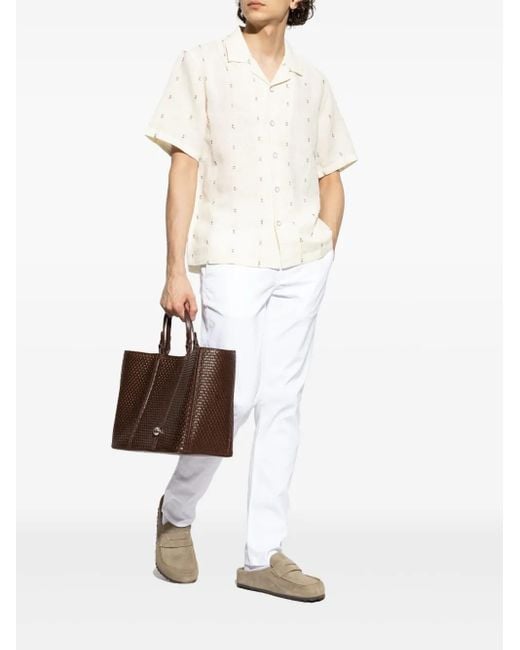 Rag & Bone White Cotton Jeans for men