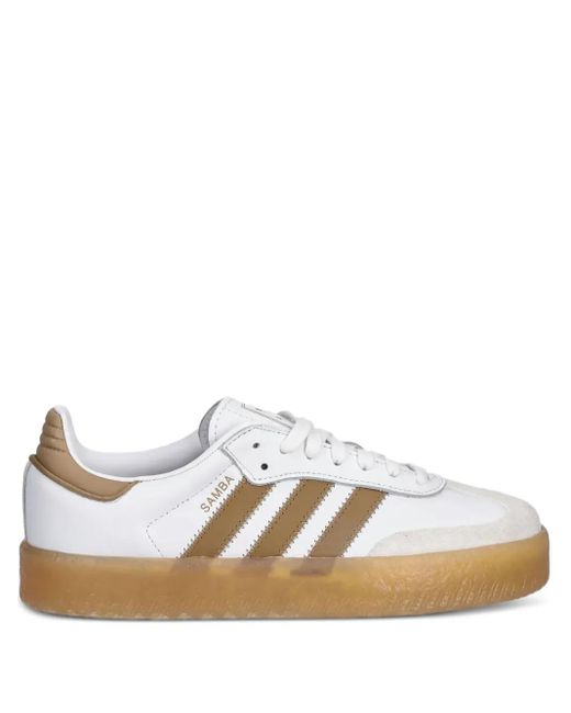 Adidas Samba スリーストライプ スニーカー White