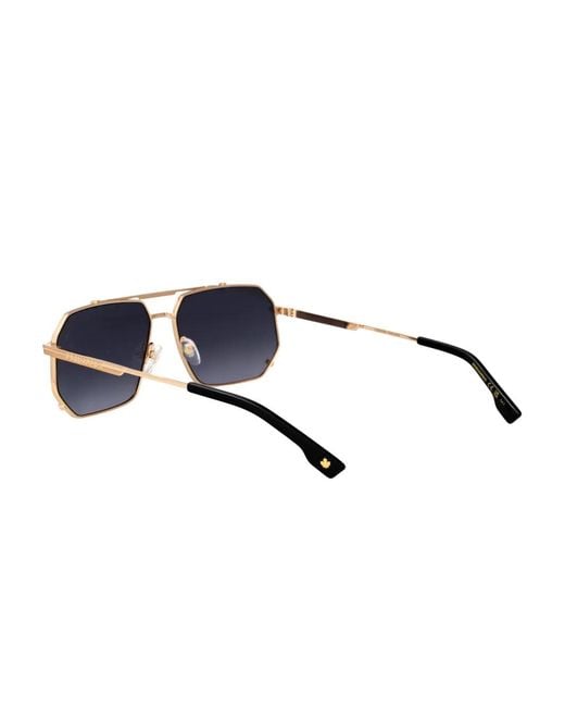 DSquared² Blue Pilot-Frame Sunglasses for men