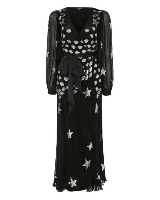 Abito A Portafoglio Etoile Con Paillettes di Temperley London in Black