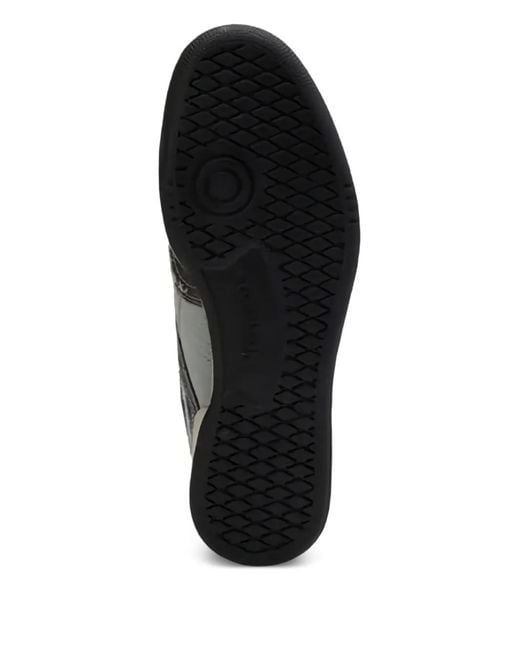 Reebok Black Panelled Low-Top Sneakers for men