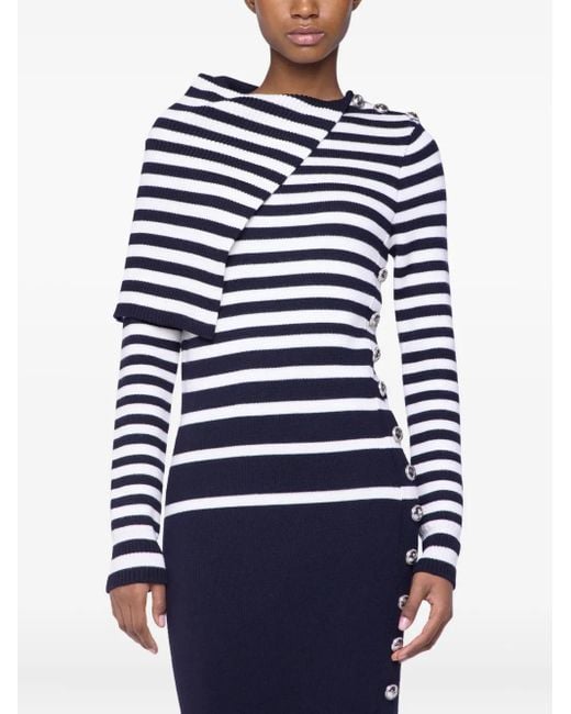 Robe En Laine À Coupe Mi-Longue Rabanne en coloris Blue