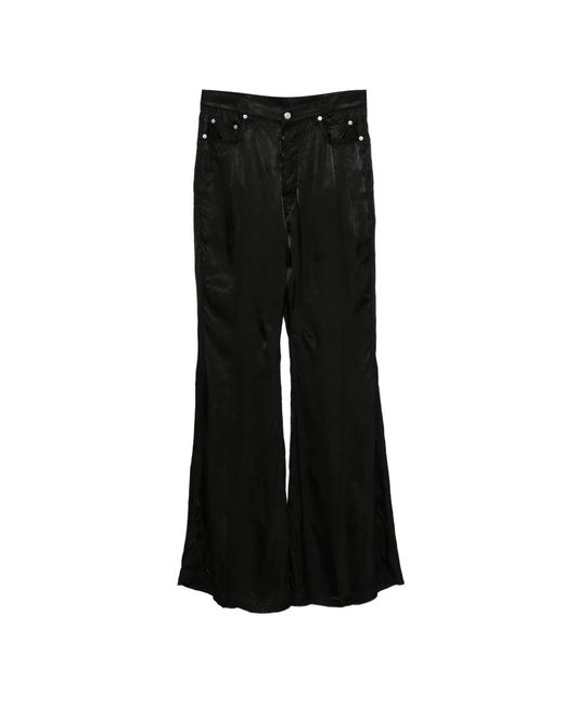 Rick Owens Black Bolan Bootcut Trousers for men