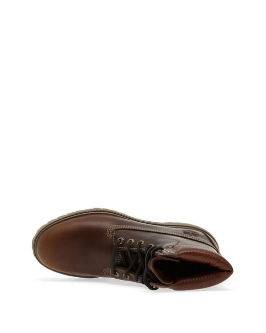 Timberland Brown Premium 6-Inch Lace-Up Boots for men
