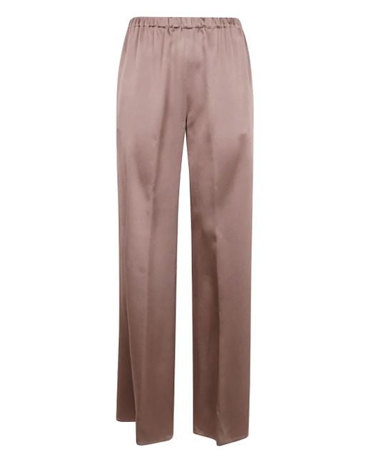 Pantalones con cinturilla elástica Antonelli de color Brown