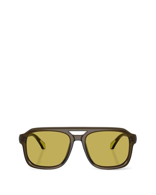 Moncler Green Vantos Square-Frame Sunglasses