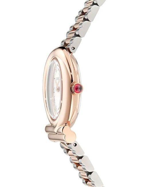 Ferragamo White Gancini Twisted 28Mm Watch