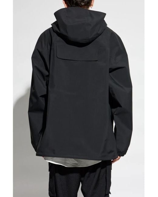 Y-3 Blue Gore-Tex Hard Shell Oversize Jacket for men