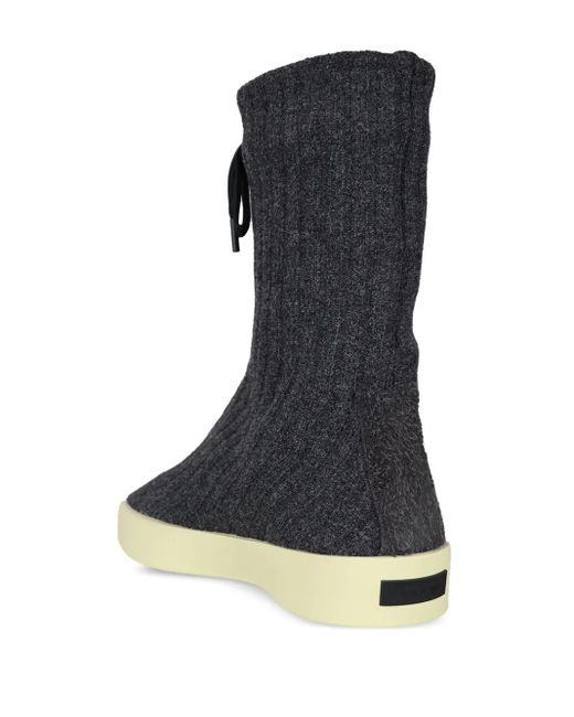 Fear Of God Blue Moc Knitted Boots for men