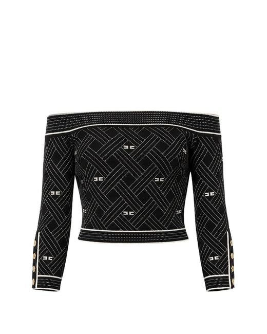 Elisabetta Franchi Black Top