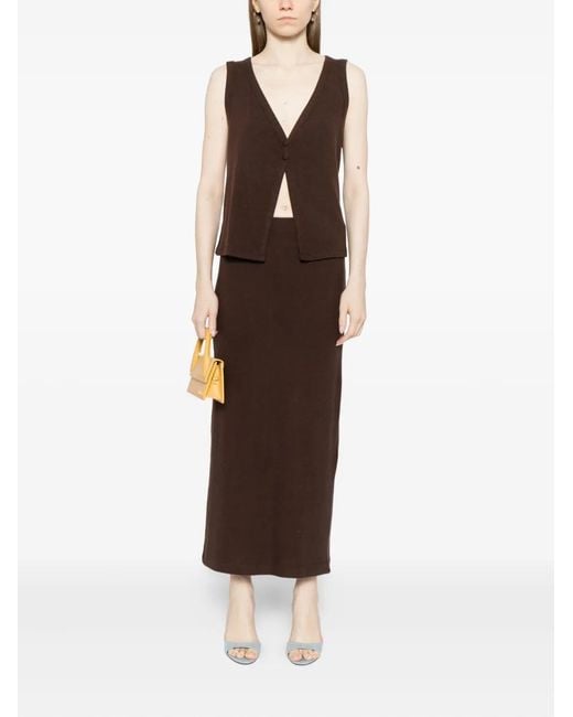 Reformation Black Olivia Two Piece