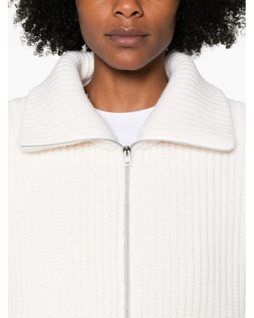 Cárdigan con cremallera Herno de color White