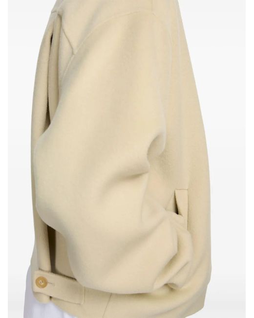 Acne Natural Wool Zipper Jacket for men