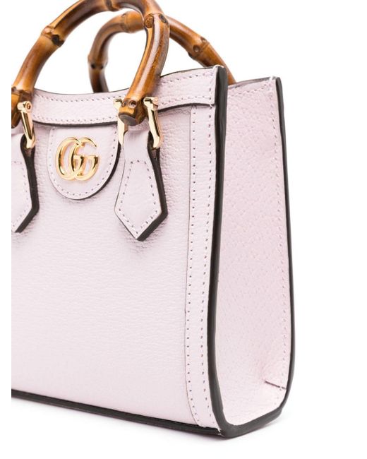 Gucci Pink Diana Leather Mini Bag