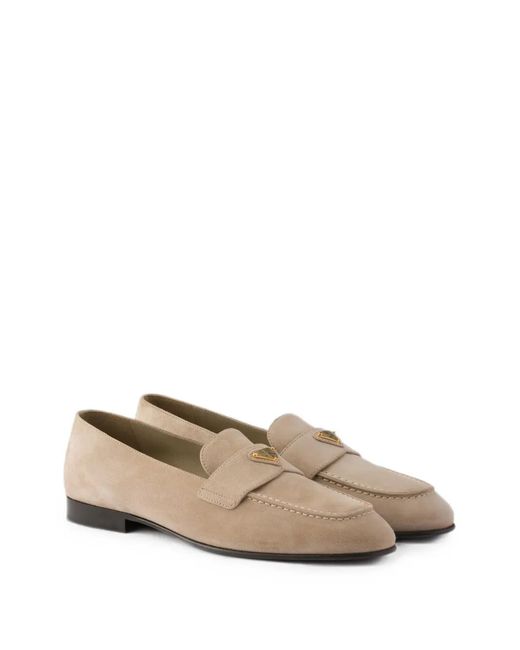 Prada Multicolor Suede Loafers