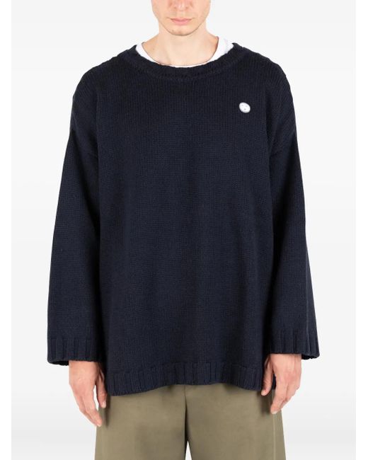 Societe Anonyme ワイドスリーブ セーター Blue