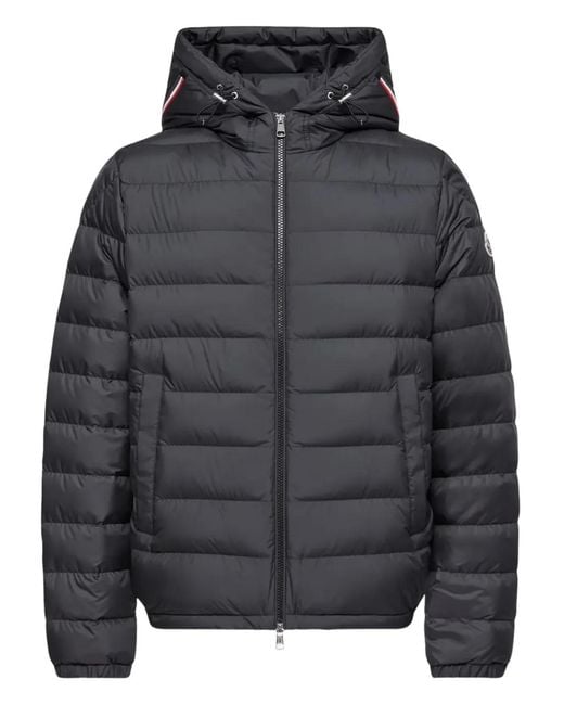 Moncler Black Down-Filled Adjustable Hood Coat Size 3 for men