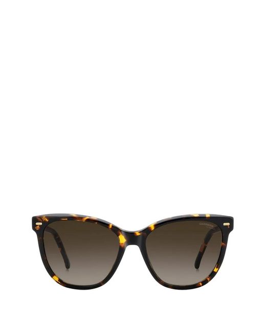 Carrera Gray Tortoiseshell-Effect Cat-Eye Sunglasses
