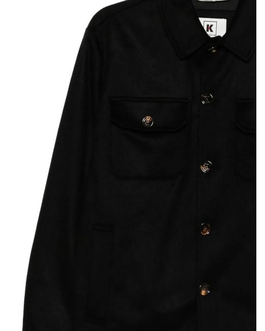 KIRED Black Cashmere Jacket for men