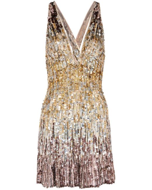 Jenny Packham Metallic Brilliance Dress