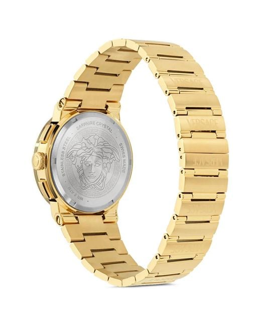 Versace Greca 40Mm in Metallic für Herren