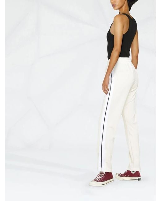 Pantalones de chándal con rayas laterales Palm Angels de color White