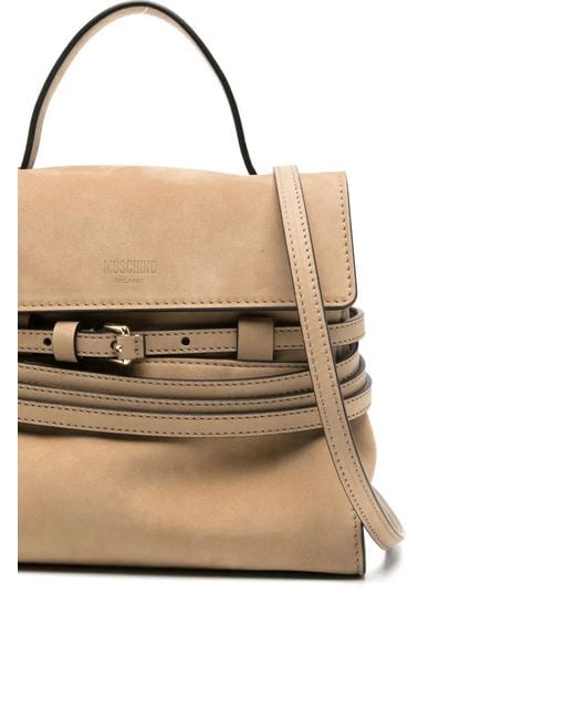 Moschino Natural Petit Sac À Main Tie Me