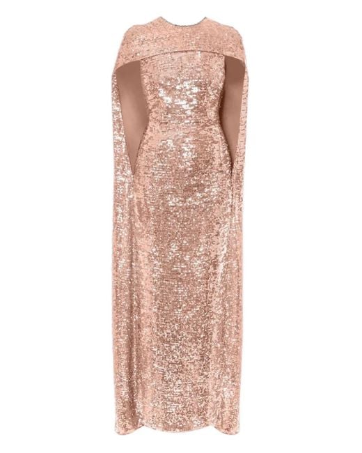 Erdem スパンコール マキシドレス Pink