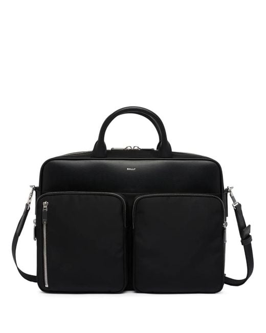 Bally Black Vogel Briefcase for men