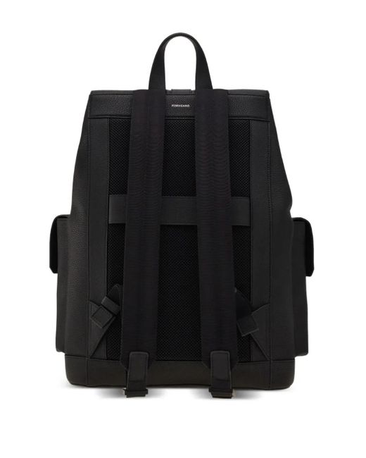 Ferragamo Black Backpacks for men