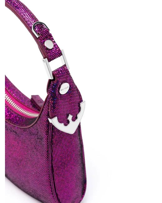 By Far Purple Cosmo Shoulder Bag