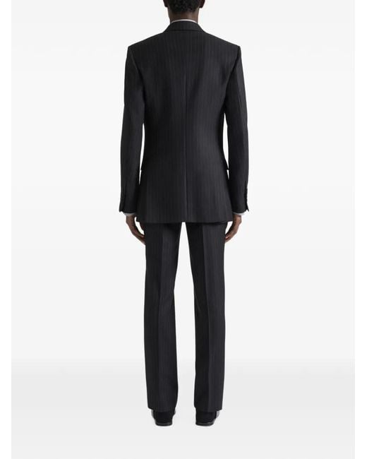 Givenchy Black Double Breasted Fitted Jacket for men