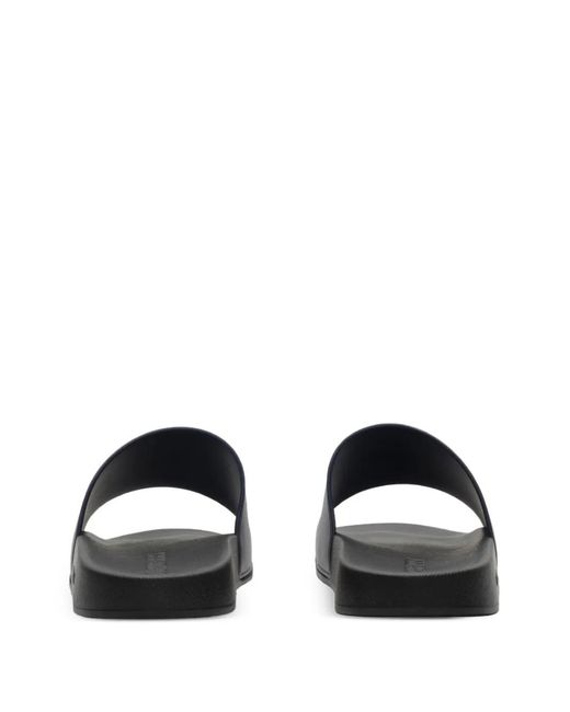 Burberry White Check Slides for men